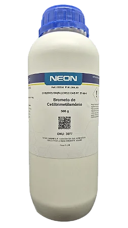 BROMETO DE CETILTRIMETILAMONIO 500G CAS 57-09-0