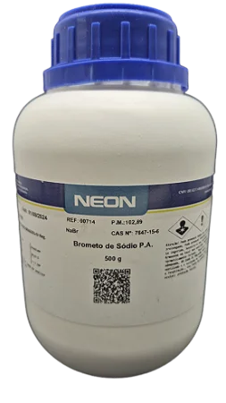 BROMETO DE SODIO PA 500G CAS 7647-15-6