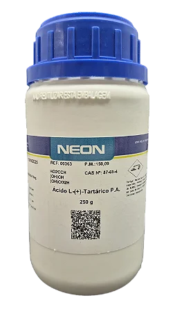 ACIDO L-(+)-TARTARICO PA 250G CAS 87-69-4