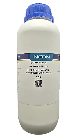 FOSFATO DE POTASSIO MONOBASICO ANIDRO PA 500G CAS 7778-77-0