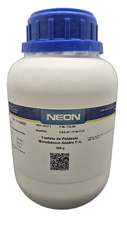 FOSFATO DE POTASSIO MONOBASICO ANIDRO PA 500G CAS 7778-77-0