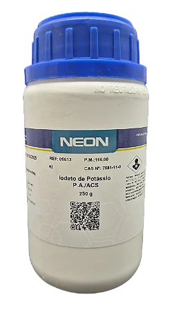 IODETO DE POTASSIO PA ACS 250G CAS 7681-11-0