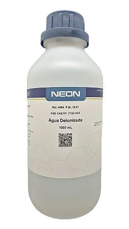 AGUA DEIONIZADA 1L CAS 7732-18-5