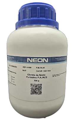 CLORETO DE SODIO PA 500G CAS 7647-14-5