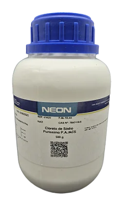 CLORETO DE SODIO PA 500G CAS 7647-14-5