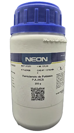 FERROCIANETO DE POTASSIO PA ACS 250G CAS 13746-66-2