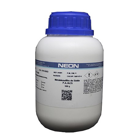 METABISSULFITO DE SODIO PA ACS 500G CAS 7681-57-4