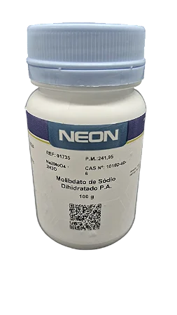 MOLIBDATO DE SODIO DIHIDRATADO PA 100G CAS 10102-40-6