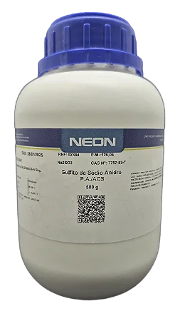 SULFITO DE SODIO ANIDRO PA ACS 500G CAS 7757-83-7