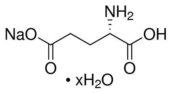 L-GLUTAMATO DE SODIO MONOHIDRATADO 500G CAS 6106-04-3