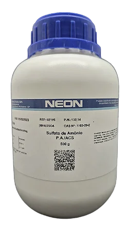 SULFATO DE AMONIO PA 500G CAS 7783-20-2