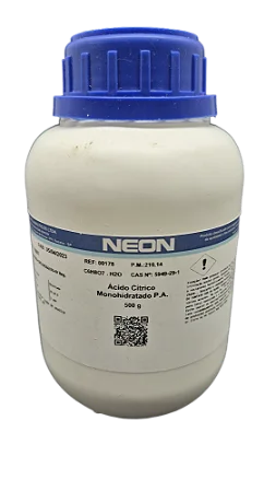 ACIDO CITRICO MONOHIDRATADO PA 500G CAS 5949-29-1