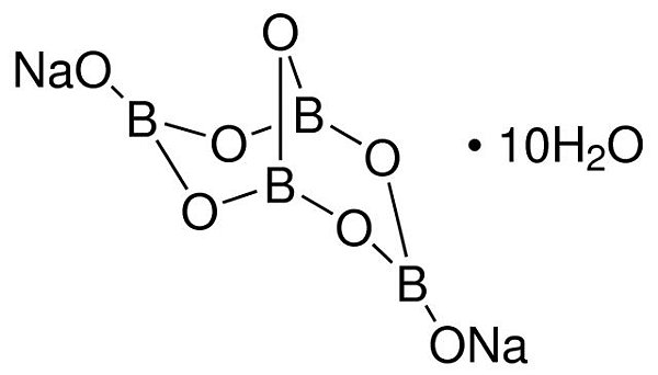 TETRABORATO DE SODIO DECAHIDRATADO PA 500G CAS 1303-96-4