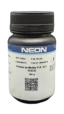 VIOLETA DE METILA PA 100G CAS 8004-87-3