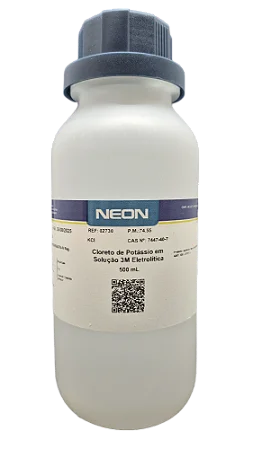 SOLUCAO CLORETO DE POTASSIO 3M 500ML CAS 7447-40-7