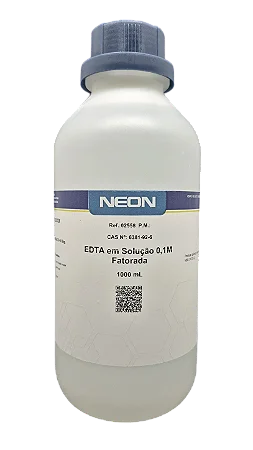SOLUCAO EDTA 0,1M FATORADA 1L CAS 6381-92-6