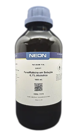 SOLUCAO FENOLFTALEINA 0,1% ALCOOLICA 1L *SSP*