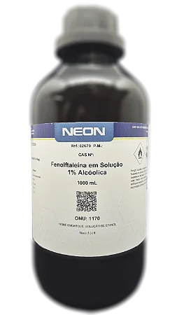 SOLUCAO FENOLFTALEINA 1% ALCOOLICA 1L *SSP*