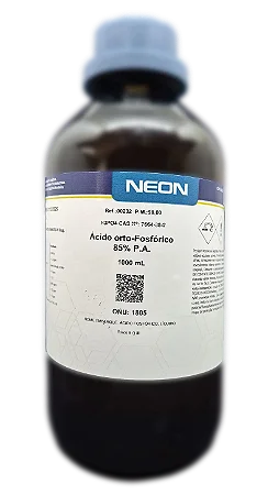 ACIDO ORTO-FOSFORICO 85% PA 1L CAS 7664-38-2 *SSP*