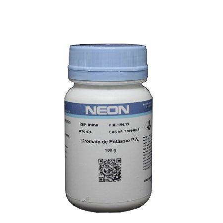 CROMATO DE POTASSIO PA 100G CAS 7789-00-6 *PF*
