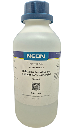SOLUCAO HIDROXIDO DE SODIO 50% "COMERCIAL" 1L CAS 1310-73-2 *SSP*