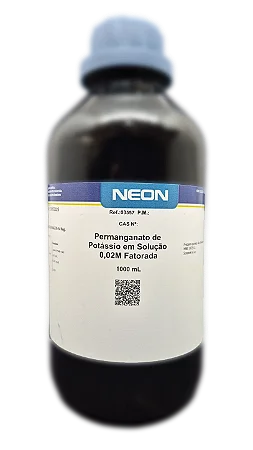 SOLUCAO PERMANGANATO DE POTASSIO 0,02M FATORADA 1L *SSP*