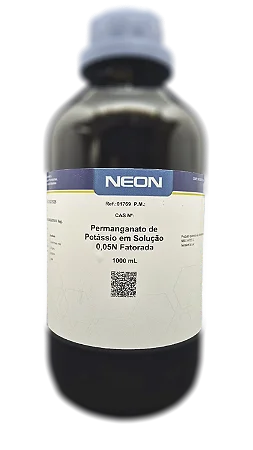 SOLUCAO PERMANGANATO DE POTASSIO 0,05N FATORADA 1L *SSP*