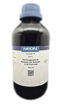 SOLUCAO PERMANGANATO DE POTASSIO 0,1N FATORADA 1L *SSP*