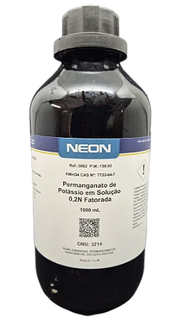 SOLUCAO PERMANGANATO DE POTASSIO 0,2N FATORADA 1L CAS 7722-64-7 *SSP*