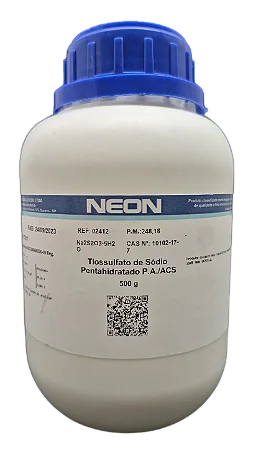 TIOSSULFATO DE SODIO PENTAHIDRATADO PA ACS 500G CAS 10102-17-7