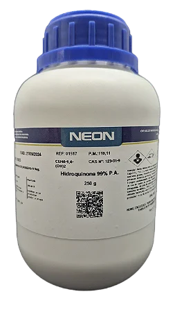 HIDROQUINONA 99% PA 250G CAS 123-31-9 *SSP*
