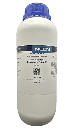 CLORETO DE BARIO DIHIDRATADO PA ACS 1KG CAS 10326-27-9