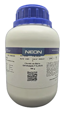 CLORETO DE BARIO DIHIDRATADO PA ACS 500G CAS 10326-27-9