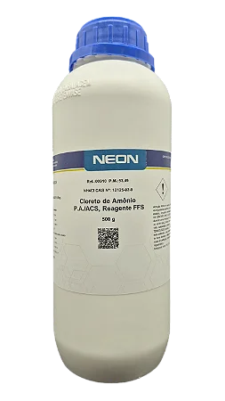 CLORETO DE AMONIO PA 500G CAS 12125-02-9 *PF/SSP*