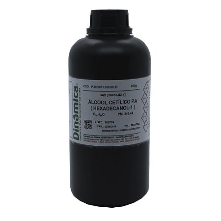 ALCOOL CETILICO PA 1-HEXADECANOL 500G