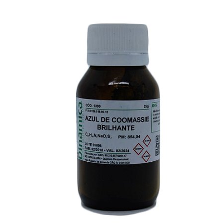 AZUL DE COOMASSIE BRILHANTE G250 25G