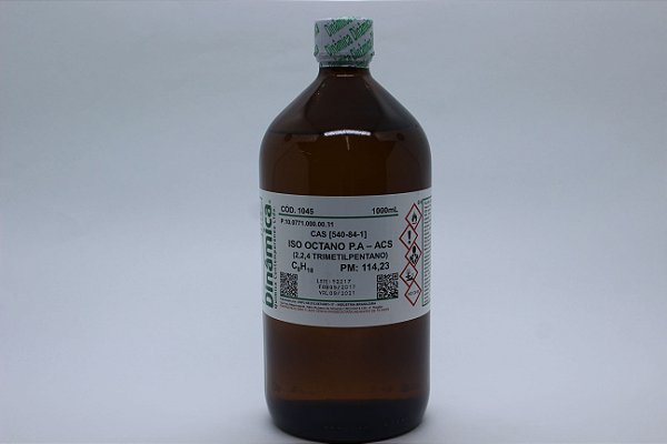 ISO OCTANO TRIMETILPENTANO 2,2,4 PA 99% 1L