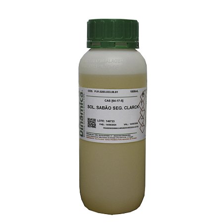 SOLUCAO PADRAO SABAO SEGUNDO CLARCK 1L
