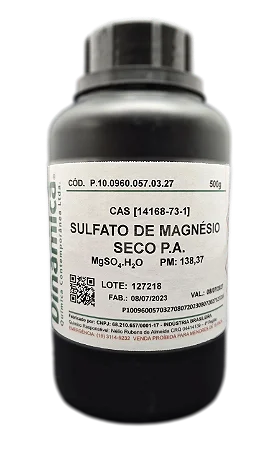 SULFATO DE MAGNESIO SECO PA 500G