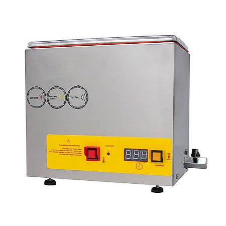 BANHO ULTRASSONICO 3L 40KHZ COM AQUECIMENTO GABINETE EM ACO INOX E TIMER