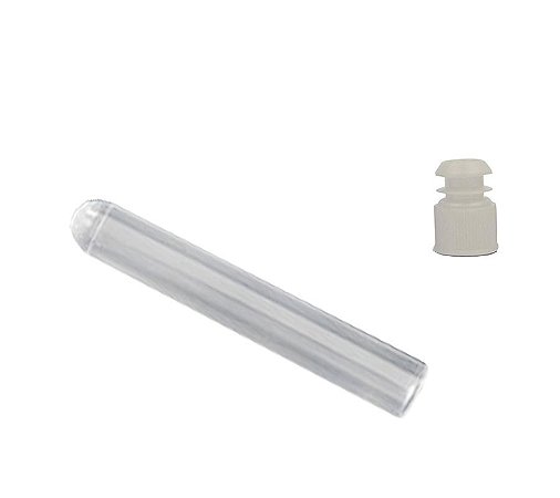 TUBO DE ENSAIO PLASTICO (PP) 12X75MM 5ML 100UN