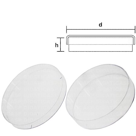 PLACA DE PETRI DESCARTAVEL 90X15MM ESTERIL LISA 200UN