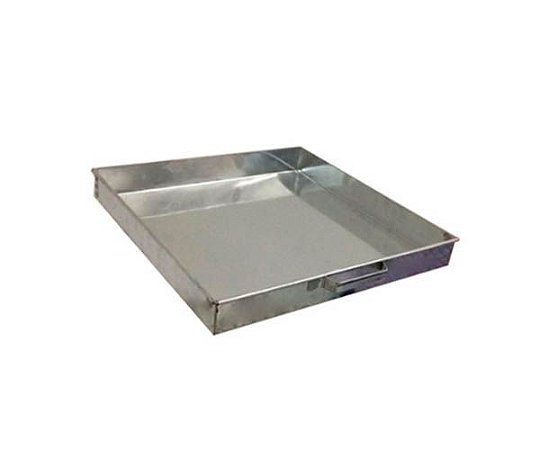 BANDEJA DE ACO GALVANIZADA 70X50X5CM COM ALCA