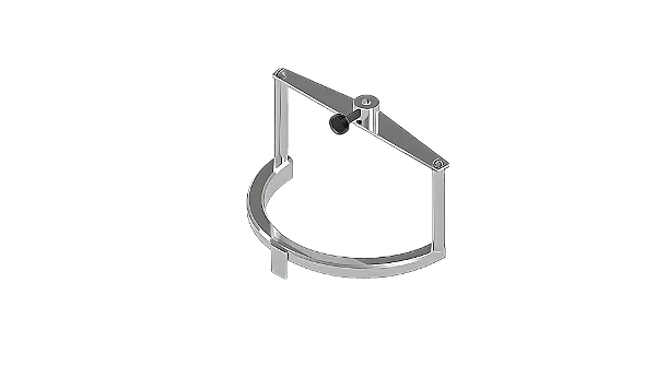 TRIPE PORTA EXTENSOMETRO CBR TIPO SEMI CIRCULO