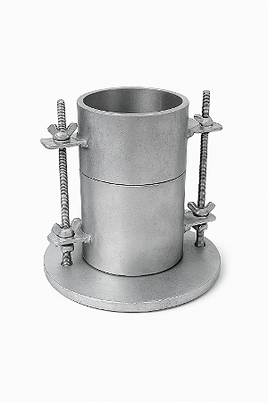 MOLDE PARA COMPACTACAO AASHTO 6" COM BASE E COLAR