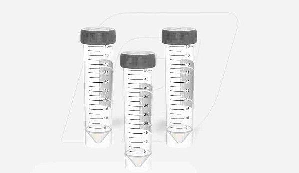 TUBO FALCON 50ML 25UN AUTOSSUSTENTAVEL ESTERIL GAMMA CINZA