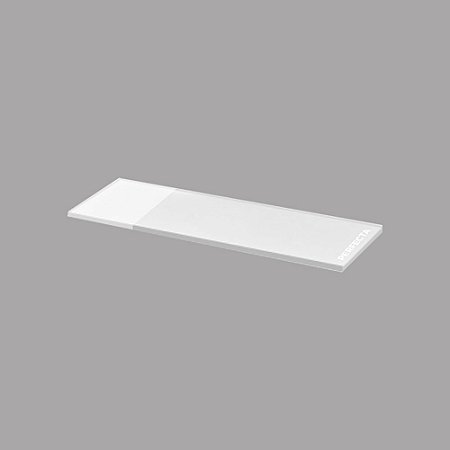 LAMINA SILANIZADA BRANCA 25X75 CANTO S 45° BORDA POLIDA 50UN