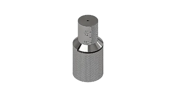 MEDIDOR DE FLUENCIA 1/32 EM ACO INOX