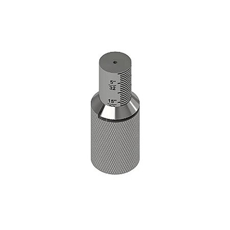 MEDIDOR DE FLUENCIA 1/32 EM ACO INOX