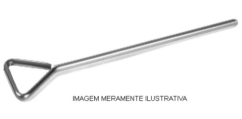 ALÇA DE DRIGALSKY RETA EM ACO INOX